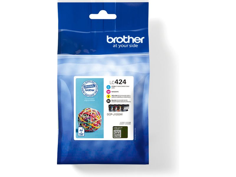 Brother LC-424VAL Inktcartridge 4-kleuren Multipack