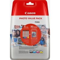 Canon CLI-571XL BK/C/M/Y 4 couleurs + pack photo - Cartouche d'encre - Grande capacité - Multipack