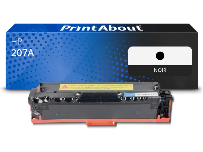 Toner compatible HP 207A (W2210A) - Noir