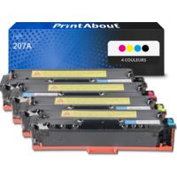 Toner compatible HP 207A (W2210/11/12/13A) - 4 couleurs - Multipack