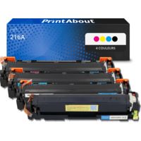 Toner compatible HP 216A (W2410/11/12/13A) - 4 couleurs - Multipack