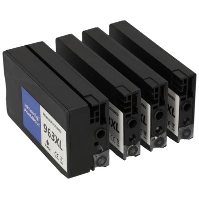 Cartouche compatible HP 963XL (6ZC70AE) - 4 couleurs - Grande capacité - Multipack