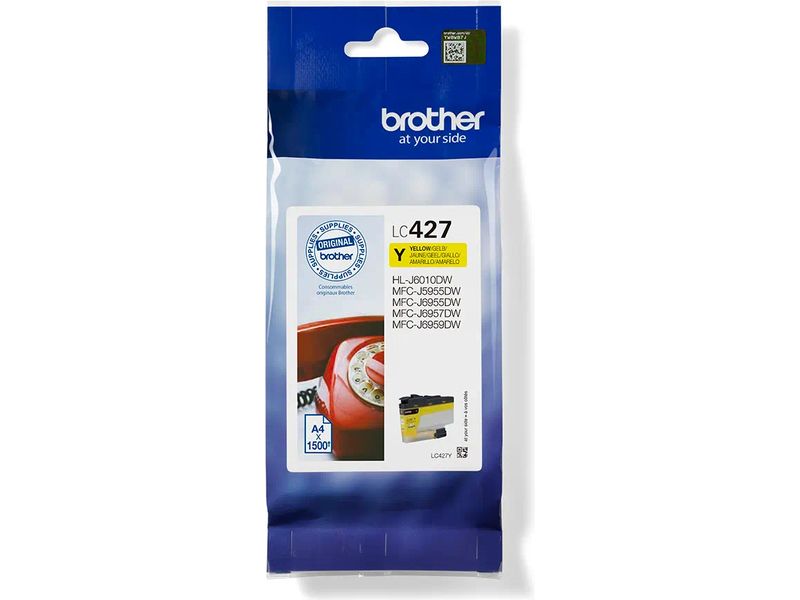 Brother LC-427Y Inktcartridge Geel