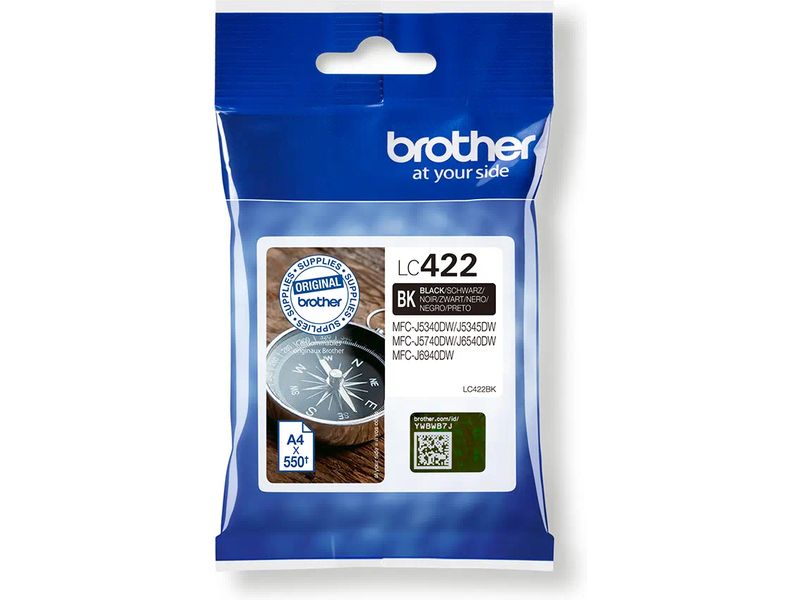 Brother LC-422BK Inktcartridge Zwart