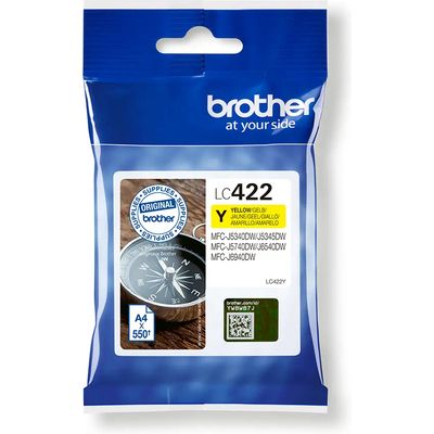 Brother LC-422Y - Jaune - Cartouche d'encre