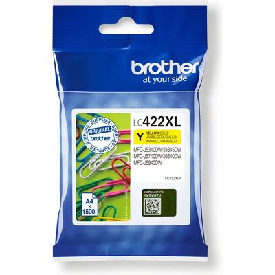 Brother LC-422XLY - Jaune - Cartouche d'encre - Grande capacité