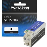Cartouche compatible Epson SJIC22P(K) - Noir