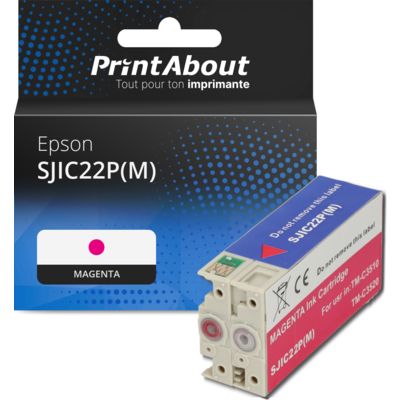 Cartouche compatible Epson SJIC22P(M) - Magenta
