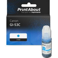 Cartouche compatible Canon GI-53C - Cyan