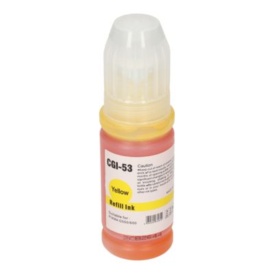 Cartouche compatible Canon GI-53Y - Jaune