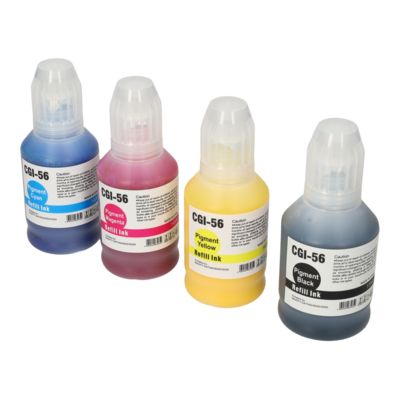 Cartouche compatible Canon GI-56BK/C/M/Y - 4 couleurs - Multipack