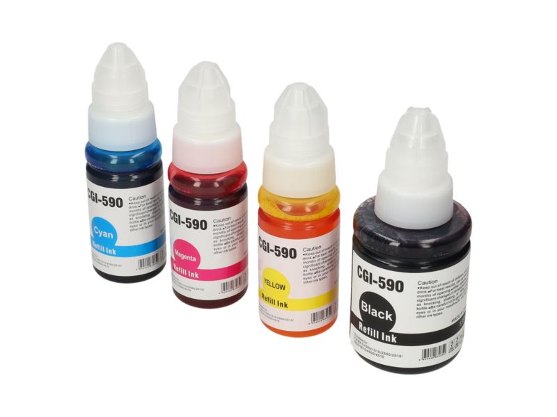 Cartouche D'encre Noire Compatible Canon GI-590 (C-GI-590BK) – Neuf