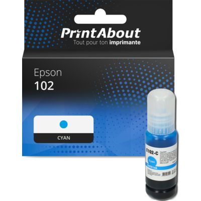 Cartouche compatible Epson 102 (T03R240) - Cyan