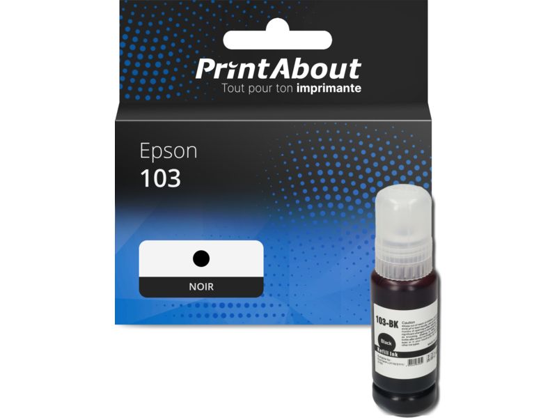 Cartouche compatible Epson 103 (C13T00S14A) - Noir