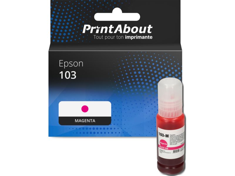 Cartouche compatible Epson 103 (C13T00S34A) - Magenta