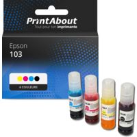 Cartouche compatible Epson 103 (C13T00S64A) - 4 couleurs - Multipack