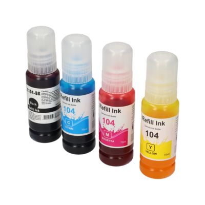 Cartouche compatible Epson 104 (C13T00P14/24/34/440) - 4 couleurs - Multipack