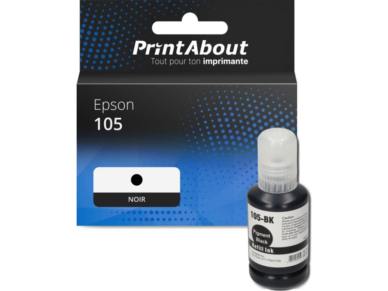 Cartouche compatible Epson 105 (T00Q140) - Noir