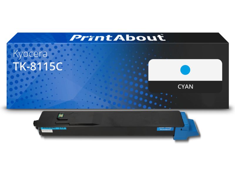 Toner compatible Kyocera TK-8115C - Cyan