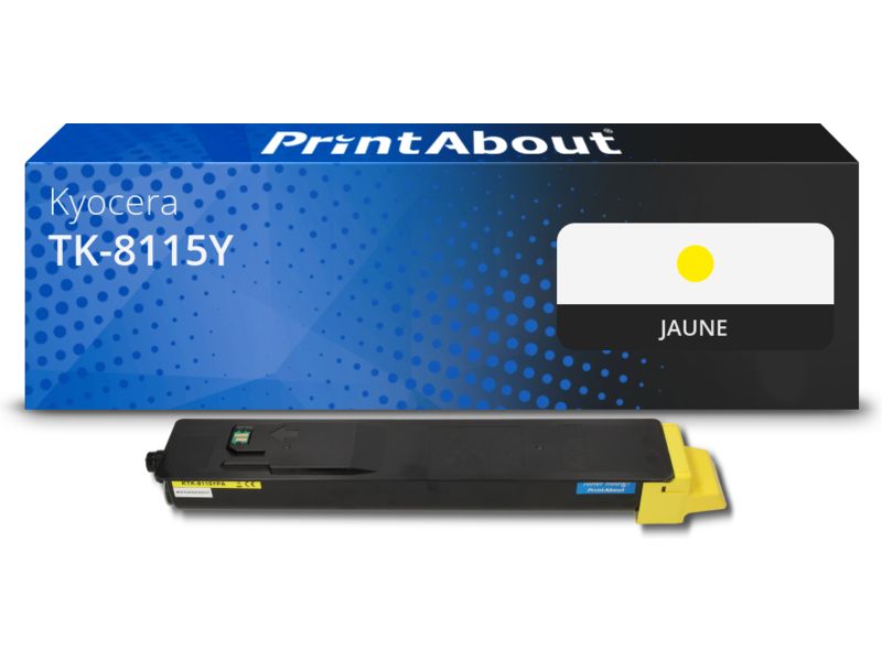 Toner compatible Kyocera TK-8115Y - Jaune