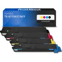Toner compatible Kyocera TK-8115K/C/M/Y - 4 couleurs - Multipack