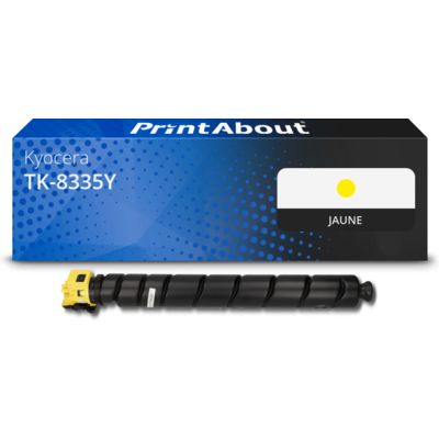 Toner compatible Kyocera TK-8335Y - Jaune