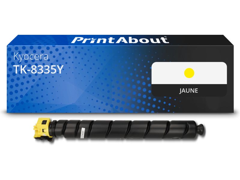 Toner compatible Kyocera TK-8335Y - Jaune