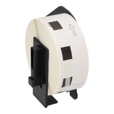 Étiquette compatible Brother DK-11218 - (24 mm x 24 mm) - Noir sur blanc