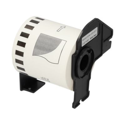 Étiquette compatible Brother DK-22212 - (62 mm) - Noir sur blanc