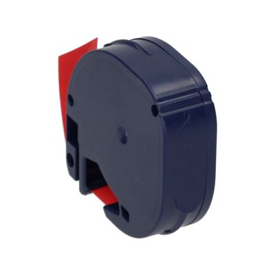 Ruban compatible Dymo 91203 - (12 mm) - Noir sur rouge