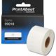 Étiquette compatible Dymo 99018 (S0722470) - (38 mm x 190 mm) - Noir sur blanc