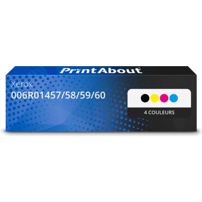 Toner compatible Xerox 006R01457/58/59/60 - 4 couleurs - Très grande capacité - Multipack