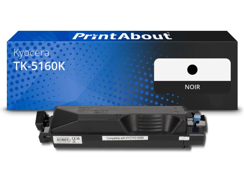 Toner compatible Kyocera TK-5160K - Noir