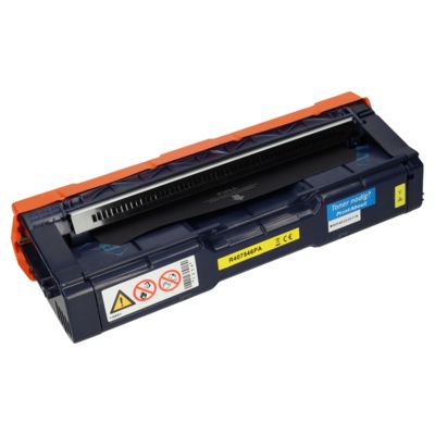 Toner compatible Ricoh 407546 (SP C250E) - Jaune - Très grande capacité