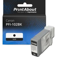 Cartouche compatible Canon PFI-102BK - Noir