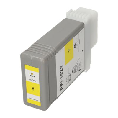 Cartouche compatible Canon PFI-102Y - Jaune