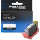 Cartouche compatible Canon CLI-42LGY - Gris clair