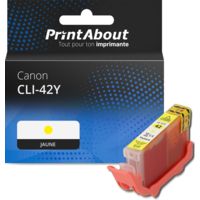 Cartouche compatible Canon CLI-42Y - Jaune