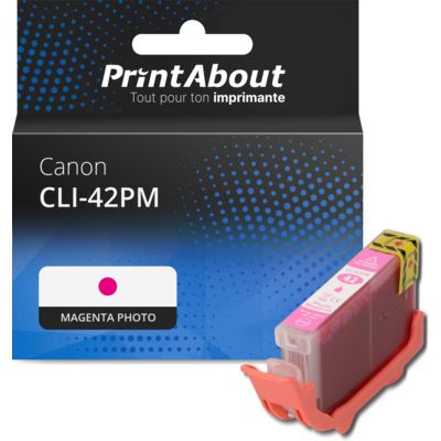 Cartouche compatible Canon CLI-42PM - Magenta photo