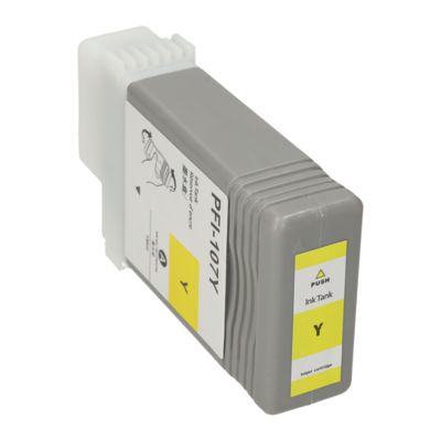 Cartouche compatible Canon PFI-107Y - Jaune