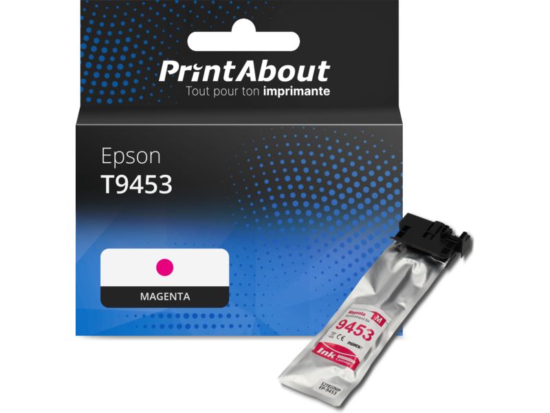 Cartouche compatible Epson T9453 - Magenta - Grande capacité
