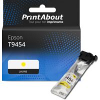 Cartouche compatible Epson T9454 - Jaune - Grande capacité