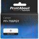 Cartouche compatible Canon PFI-706PGY - Gris photo - Grande capacité