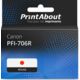 Cartouche compatible Canon PFI-706R - Rouge - Grande capacité