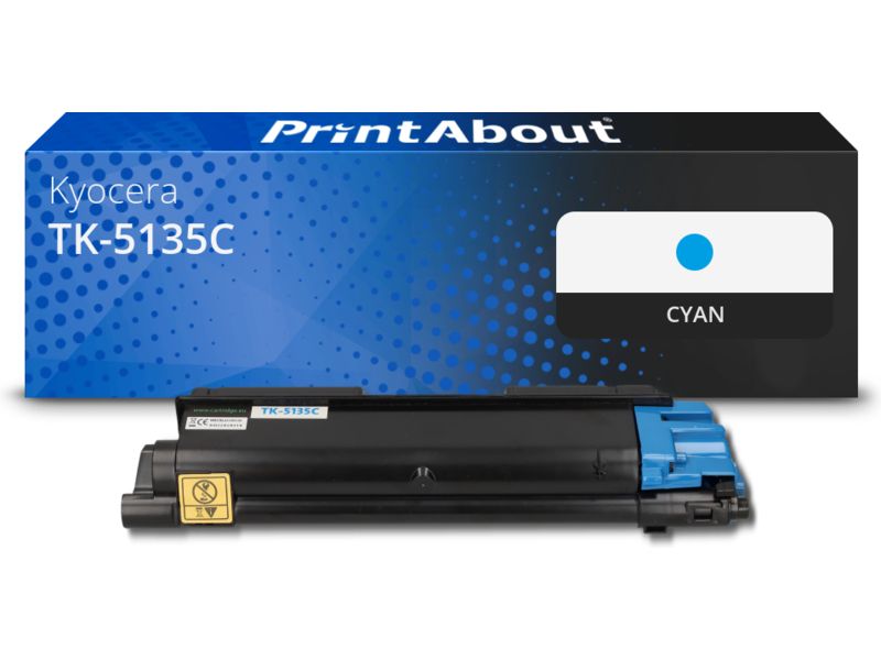 Toner compatible Kyocera TK-5135C - Cyan
