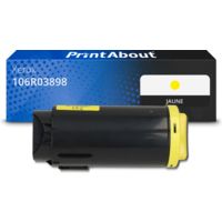 Toner compatible Xerox 106R03898 - Jaune - Très grande capacité