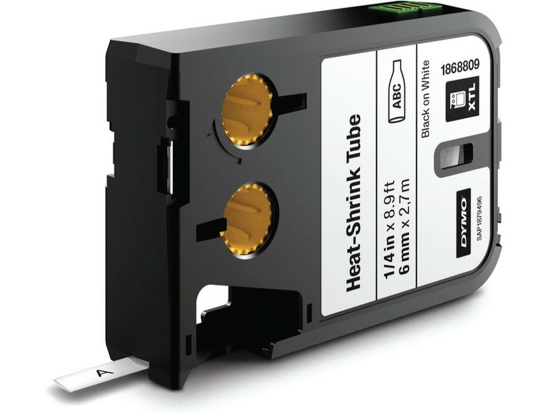 Dymo 1868809 Labeltape Zwart op Wit (6 mm)