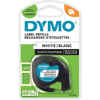 Dymo 91221 (S0721660) - Noir sur blanc - Ruban
