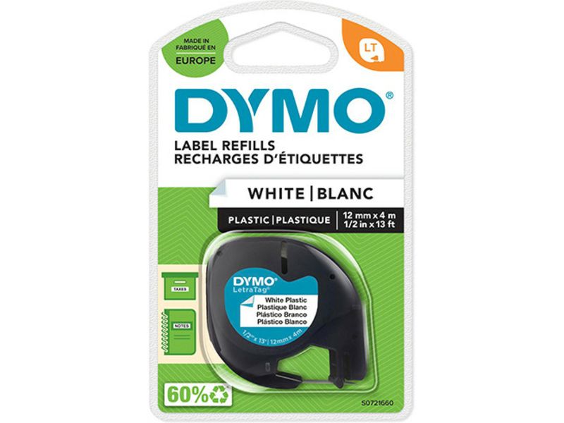 Dymo 91221 (S0721660) Tape Zwart op wit