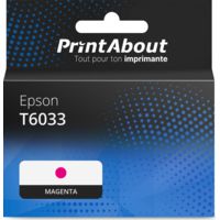 Cartouche compatible Epson T6033 - Magenta - Grande capacité